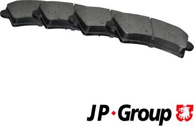 JP Group 1263603610 - Stabdžių trinkelių rinkinys, diskinis stabdys autoreka.lt