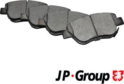 JP Group 1263603210 - Stabdžių trinkelių rinkinys, diskinis stabdys autoreka.lt