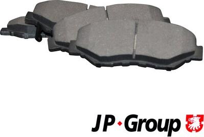 JP Group 3463600610 - Stabdžių trinkelių rinkinys, diskinis stabdys autoreka.lt