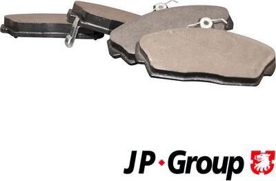 JP Group 3463600110 - Stabdžių trinkelių rinkinys, diskinis stabdys autoreka.lt