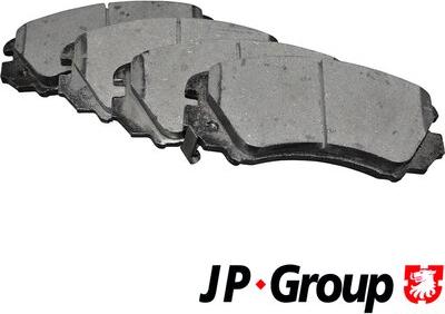 JP Group 3563600210 - Stabdžių trinkelių rinkinys, diskinis stabdys autoreka.lt