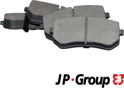 JP Group 3563700510 - Stabdžių trinkelių rinkinys, diskinis stabdys autoreka.lt