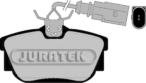 Juratek JCP201 - Stabdžių trinkelių rinkinys, diskinis stabdys autoreka.lt