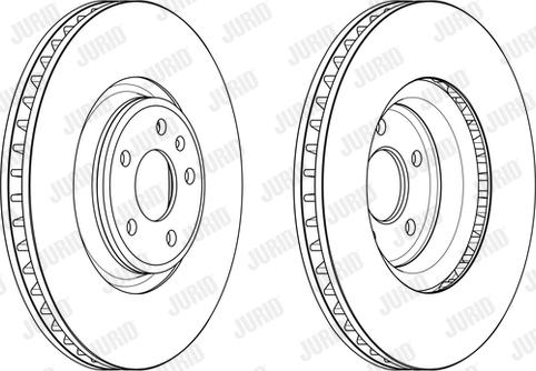 Jurid 563176JC-1 - Stabdžių diskas autoreka.lt
