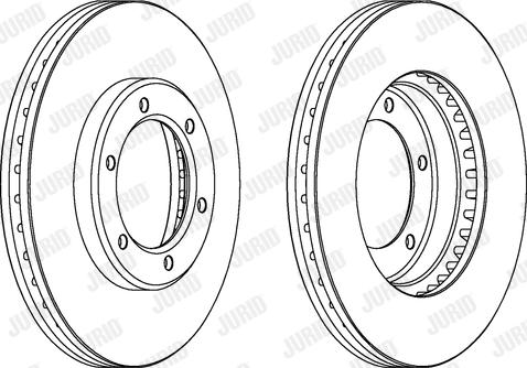 Jurid 562838JC - Stabdžių diskas autoreka.lt