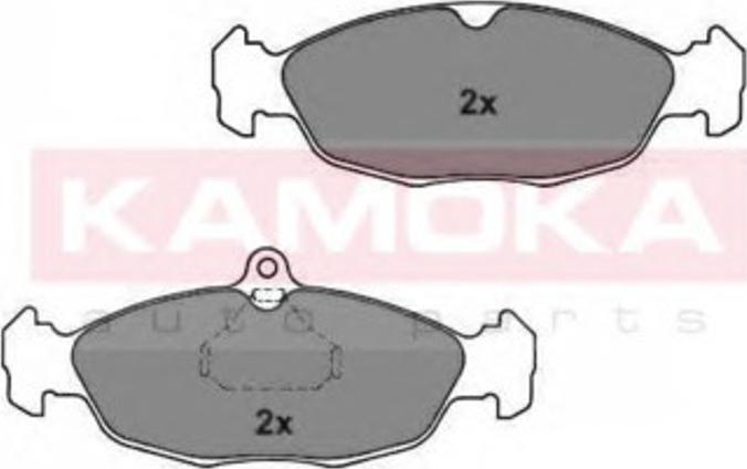 Kamoka 1011464 - Stabdžių trinkelių rinkinys, diskinis stabdys autoreka.lt