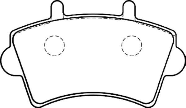 Kavo Parts BP-6575 - Stabdžių trinkelių rinkinys, diskinis stabdys autoreka.lt