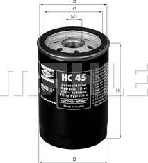 KNECHT HC 45 - Hidraulinis filtras, automatinė transmisija autoreka.lt