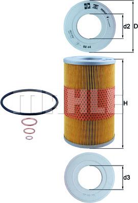 KNECHT OX 44D - Alyvos filtras autoreka.lt