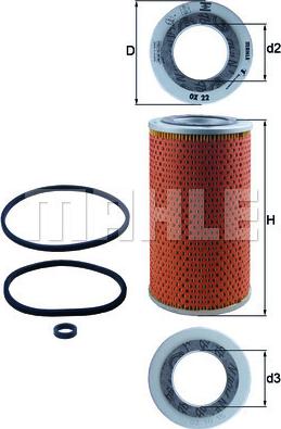 KNECHT OX 22D - Alyvos filtras autoreka.lt