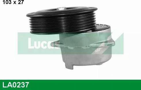 Lucas Engine Drive LA0237 - Diržo įtempiklis, V formos rumbuotas diržas autoreka.lt