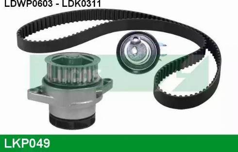 Lucas Engine Drive LKP049 - Vandens siurblio ir paskirstymo diržo komplektas autoreka.lt