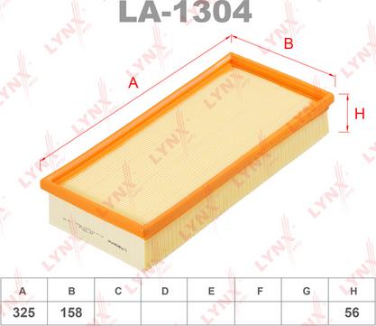 LYNXauto LA-1304 - Oro filtras autoreka.lt