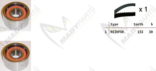 Mabyparts OBK010073 - Paskirstymo diržo komplektas autoreka.lt