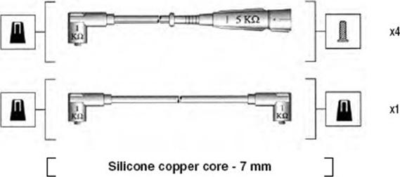 Magneti Marelli 941155120748 - Uždegimo laido komplektas autoreka.lt