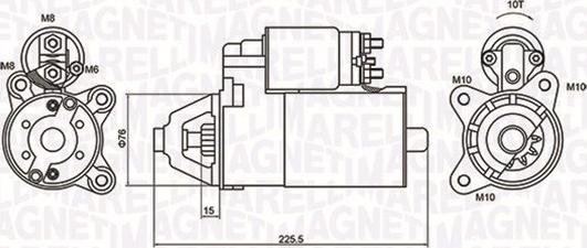 Magneti Marelli 063721336010 - Starteris autoreka.lt