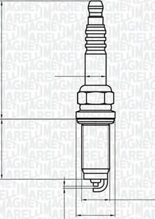 Magneti Marelli 062000786304 - Uždegimo žvakė autoreka.lt