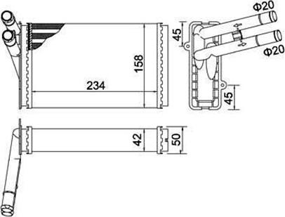 Magneti Marelli 359000300810 - Šilumokaitis, salono šildymas autoreka.lt