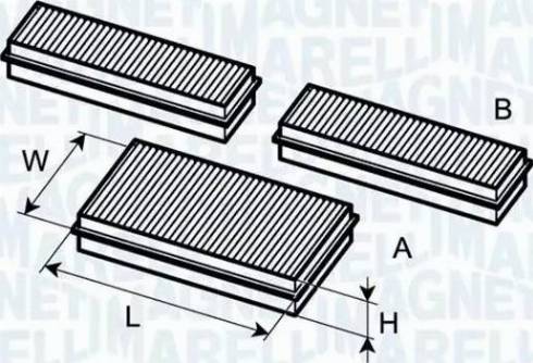 Magneti Marelli 350203061780 - Filtras, salono oras autoreka.lt