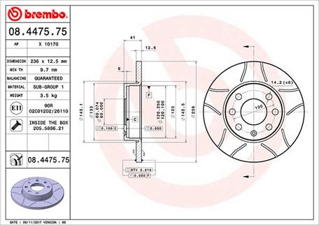 Magneti Marelli 360406037205 - Stabdžių diskas autoreka.lt