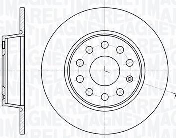 Magneti Marelli 361302040367 - Stabdžių diskas autoreka.lt