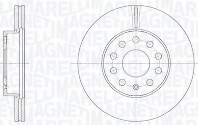 Magneti Marelli 361302040797 - Stabdžių diskas autoreka.lt