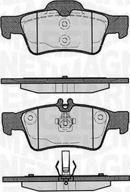 Magneti Marelli 363916060316 - Stabdžių trinkelių rinkinys, diskinis stabdys autoreka.lt