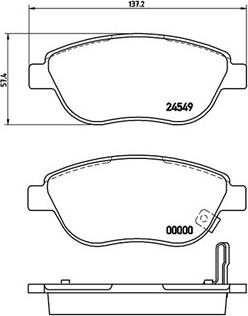 Magneti Marelli 363700459052 - Stabdžių trinkelių rinkinys, diskinis stabdys autoreka.lt