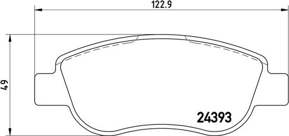 Magneti Marelli 363700468049 - Stabdžių trinkelių rinkinys, diskinis stabdys autoreka.lt