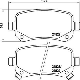 Magneti Marelli 363700411021 - Stabdžių trinkelių rinkinys, diskinis stabdys autoreka.lt