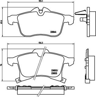 Magneti Marelli 363700559045 - Stabdžių trinkelių rinkinys, diskinis stabdys autoreka.lt