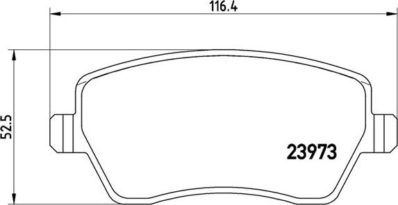 Magneti Marelli 363700568033 - Stabdžių trinkelių rinkinys, diskinis stabdys autoreka.lt