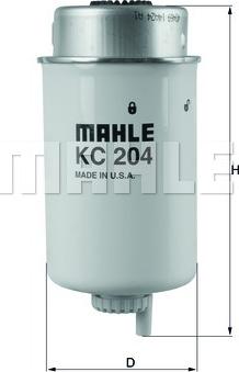 MAHLE KC 204 - Kuro filtras autoreka.lt