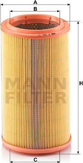 Mann-Filter C 1586 - Oro filtras autoreka.lt