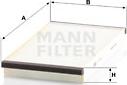 Mann-Filter CU 3020 - Filtras, salono oras autoreka.lt