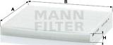 Mann-Filter CU 2035 - Filtras, salono oras autoreka.lt