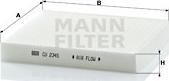 Mann-Filter CU 2345 - Filtras, salono oras autoreka.lt