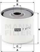 Mann-Filter P 917/2 x - Kuro filtras autoreka.lt