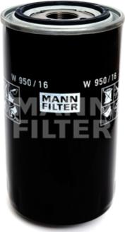 Mann-Filter W 950/16 - Alyvos filtras autoreka.lt