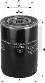 Mann-Filter W 1126/4 - Alyvos filtras autoreka.lt