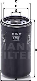 Mann-Filter W 8018 - Alyvos filtras autoreka.lt