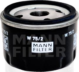 Mann-Filter W 75/2 - Alyvos filtras autoreka.lt