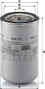 Mann-Filter WDK 719 - Kuro filtras autoreka.lt