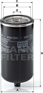 Mann-Filter WDK 724/1 - Kuro filtras autoreka.lt
