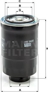 Mann-Filter WK 940/6 x - Kuro filtras autoreka.lt