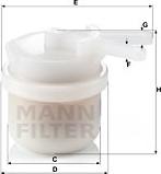 Mann-Filter WK 42/10 - Kuro filtras autoreka.lt