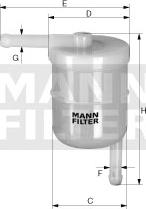 Mann-Filter WK 42/11 - Kuro filtras autoreka.lt