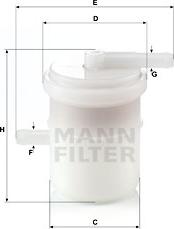 Mann-Filter WK 42/81 - Kuro filtras autoreka.lt