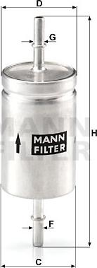 Mann-Filter WK 512 - Kuro filtras autoreka.lt