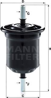 Mann-Filter WK 6013 - Kuro filtras autoreka.lt